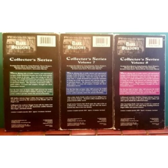 Vintage Dark Shadows Collector's Series 3 Volumes #4 7 & 8 VHS - Picture 2 of 8